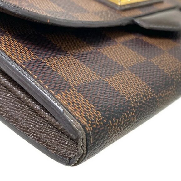 Auth LOUIS VUITTON Portefeuille Roseberry N63017 Ebene Damier - CA1143 - Picture 6 of 12